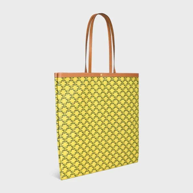 Large Flat Shopper in Triomphe Canvas Large Flat Shopper in Triomphe Canvas