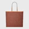 Large Flat Shopper in Triomphe Canvas Large Flat Shopper in Triomphe Canvas