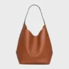 Large Hobo in Supple Natural Calfskin