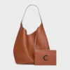 Large Hobo in Supple Natural Calfskin
