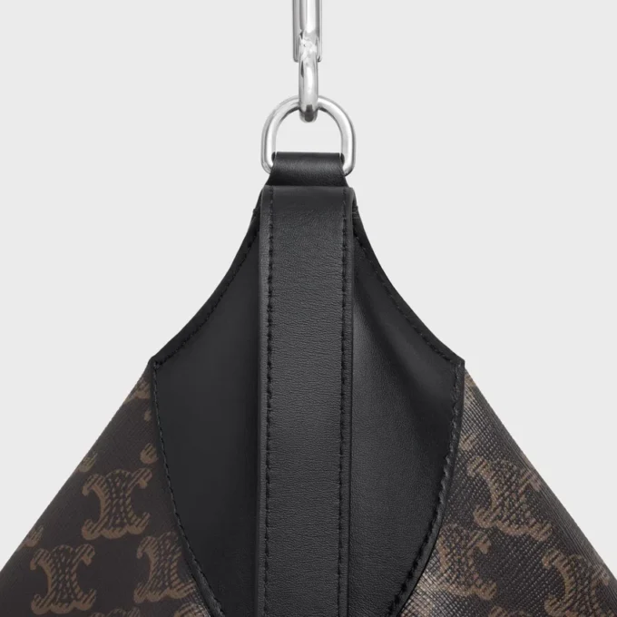 Large Romy in Triomphe Canvas and Calfskin