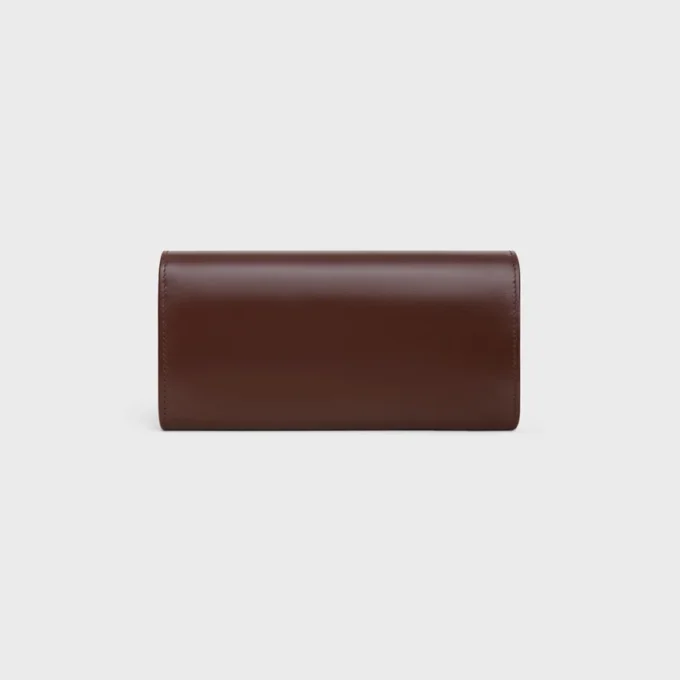 Large Wallet Triomphe in Shiny Calfskin