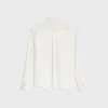 Lavalliere Shirt in Silk Twill