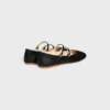 Les Ballerines Celine Double Strap in Lambskin