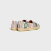 Les Espadrilles Celine in Triomphe Jacquard Fabric
