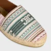 Les Espadrilles Celine in Triomphe Jacquard Fabric