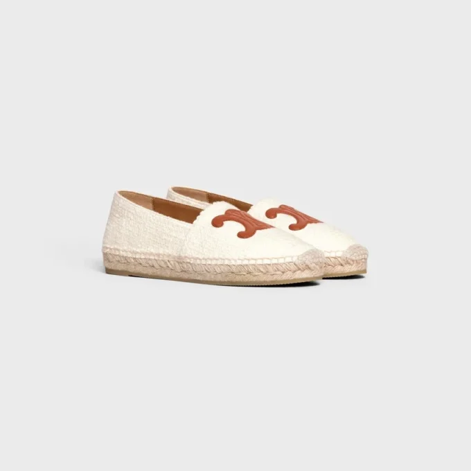 Les Espadrilles Celine in Tweed & Calfskin