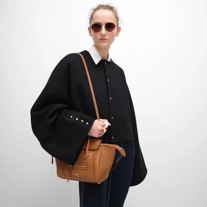 Little Luggage in Supple Shiny Lambskin