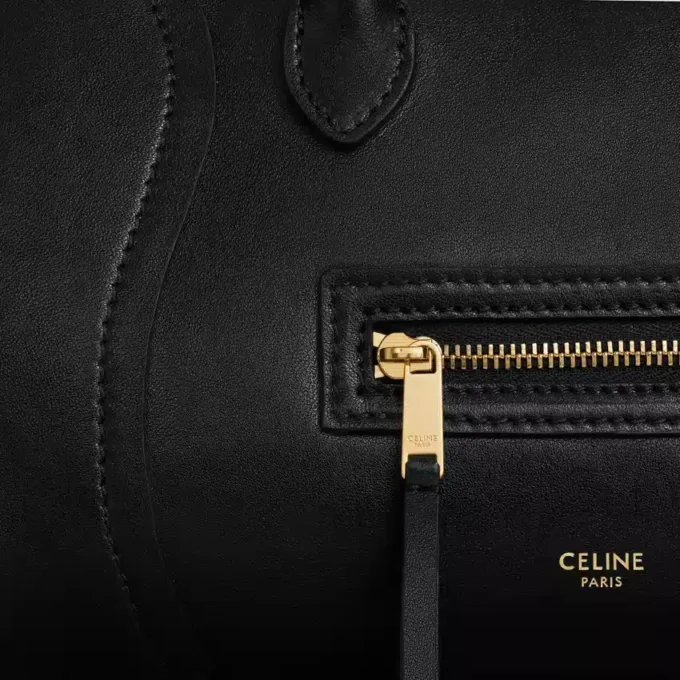 Little Luggage in Supple Shiny Lambskin