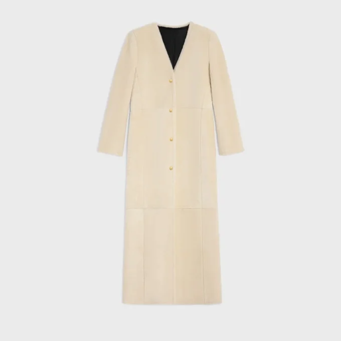 Long Coat in Lambskin Shearling Long Coat in Lambskin Shearling