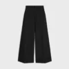 Long Docks Trousers in Wool Gabardine Long Docks Trousers in Wool Gabardine