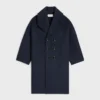 Long Peacoat in Wool Felt