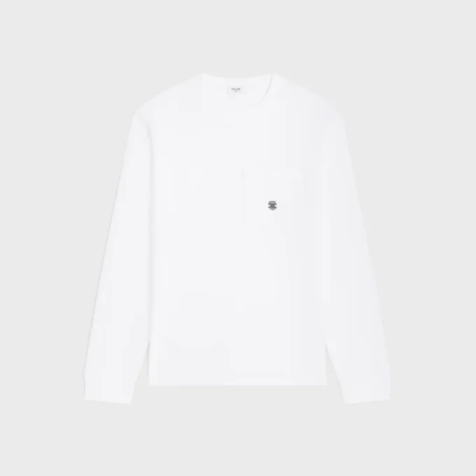 Long-Sleeved T-Shirt in Cotton Jersey