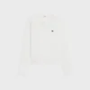 Long Sleeved T-Shirt in Ribbed Cotton Jersey