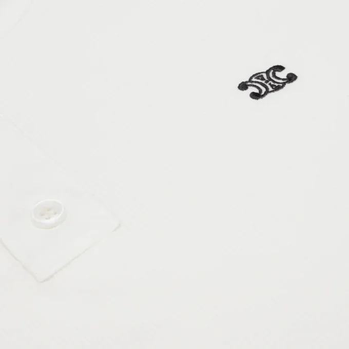Long Sleeved T-Shirt in Ribbed Cotton Jersey