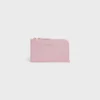 Long Zipped Card Holder in Supple Grained Calfskin