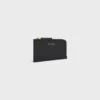 Long Zipped Card Holder in Supple Grained Calfskin