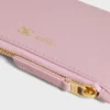 Long Zipped Card Holder in Supple Grained Calfskin