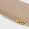 Long Zipped Card Holder in Supple Grained Calfskin