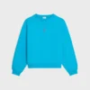 Loose Sweatshirt in Cotton Fleece
