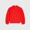 Loose Sweatshirt in Cotton Fleece
