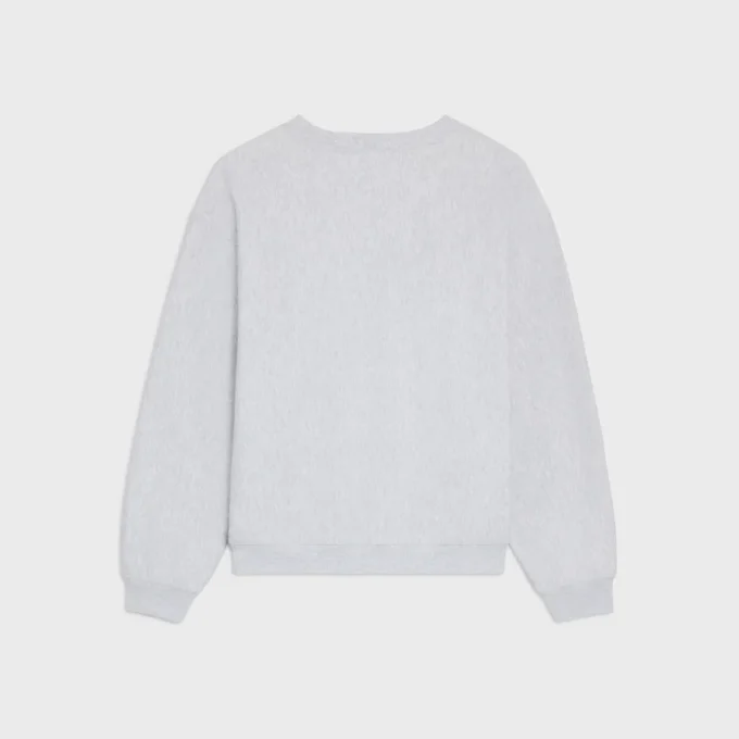 Loose Sweatshirt in Cotton Fleece
