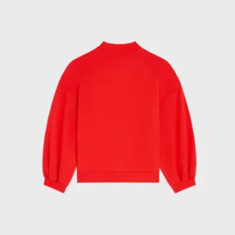 Loose Sweatshirt in Cotton Fleece