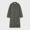 Mac Coat in Checked Wool Tweed