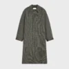 Mac Coat in Checked Wool Tweed