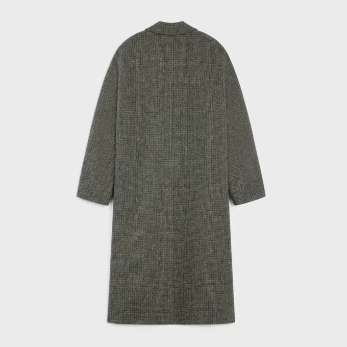 Mac Coat in Checked Wool Tweed