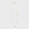 Maillon Triomphe Necklace in Yellow Gold and Diamonds