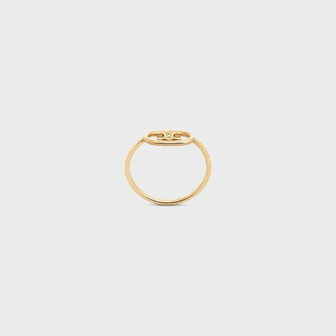 Maillon Triomphe Ring in Yellow Gold