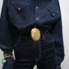 Maison Celine Belt 13Mm in Taurillon Leather