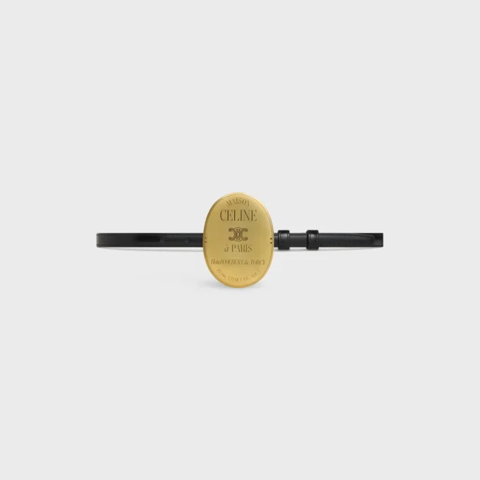 Maison Celine Belt 13Mm in Taurillon Leather