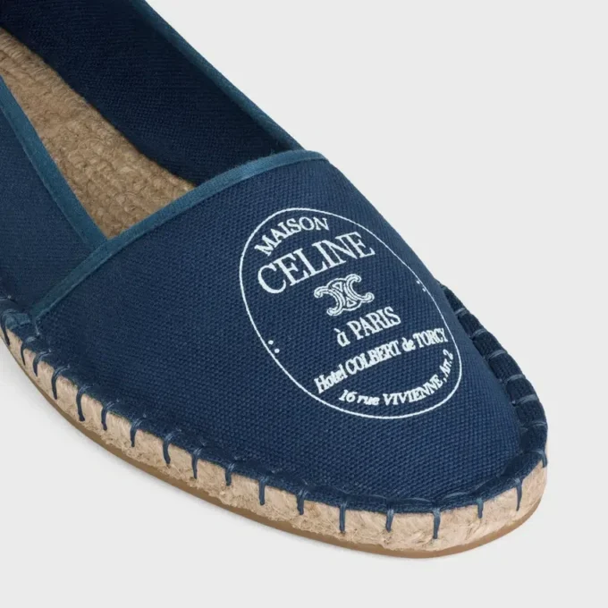 Maison Celine Espadrille in Canvas