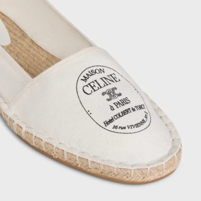 Maison Celine Espadrille in Canvas
