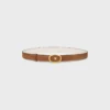 Medium 25Mm Reversible Celine Alix Belt  in Taurillon
