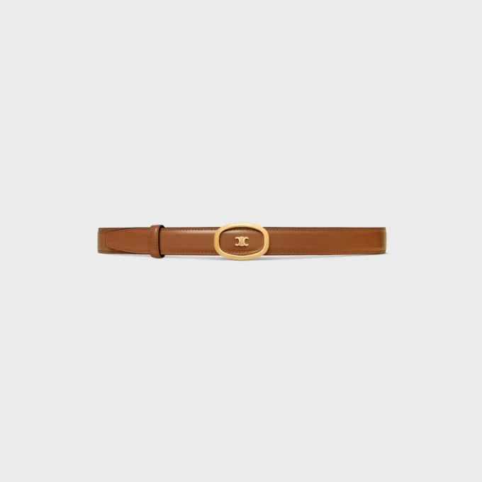 Medium 25Mm Reversible Celine Alix Belt  in Taurillon