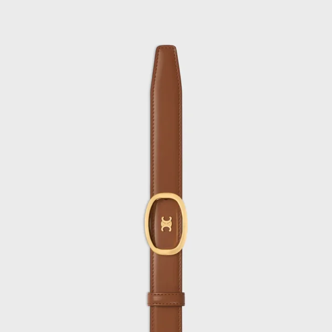 Medium 25Mm Reversible Celine Alix Belt  in Taurillon