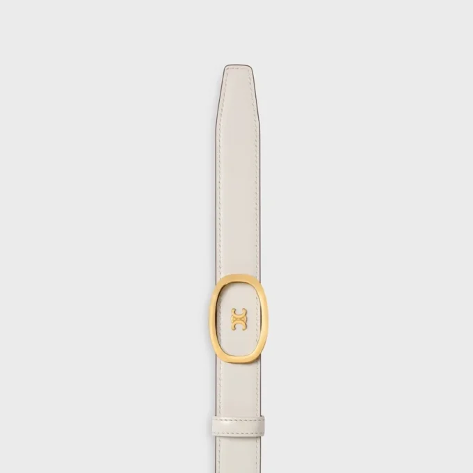 Medium 25Mm Reversible Celine Alix Belt  in Taurillon