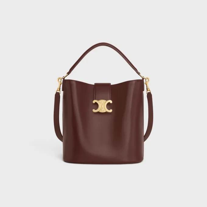 Medium Bucket Louise in Smooth Calfskin