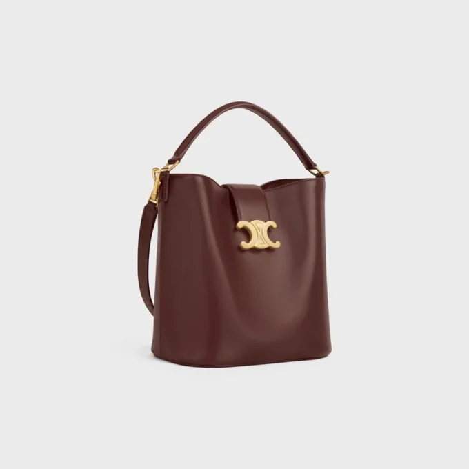 Medium Bucket Louise in Smooth Calfskin