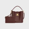 Medium Bucket Louise in Smooth Calfskin