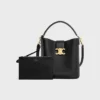 Medium Bucket Louise in Smooth Calfskin
