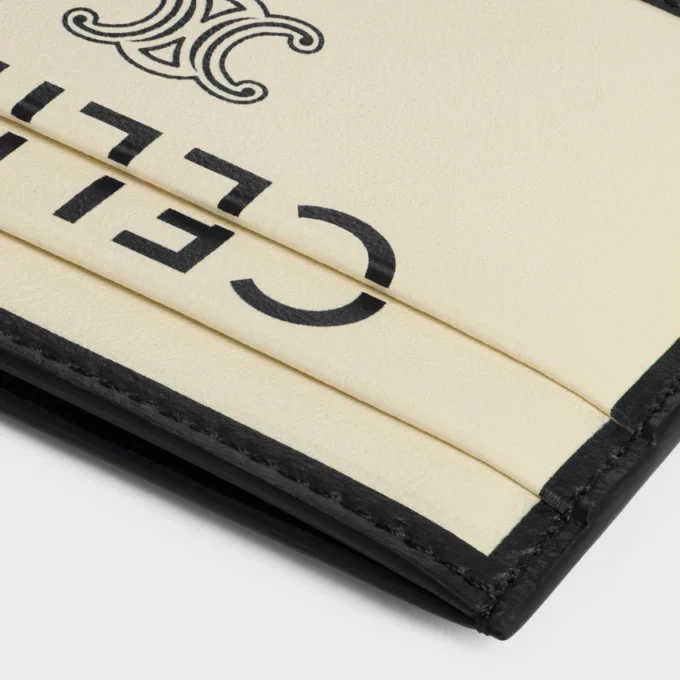 Medium Card Holder in Smooth Lambskin