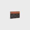Medium Card Holder in Triomphe Canvas and Calfskin