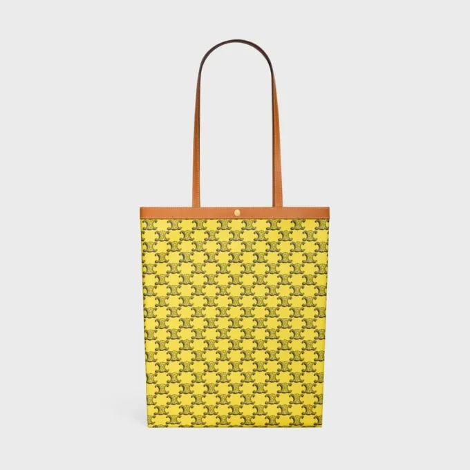Medium Flat Shopper in Triomphe Canvas