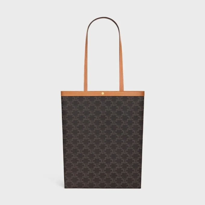 Medium Flat Shopper in Triomphe Canvas