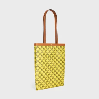Medium Flat Shopper in Triomphe Canvas