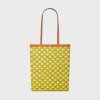Medium Flat Shopper in Triomphe Canvas